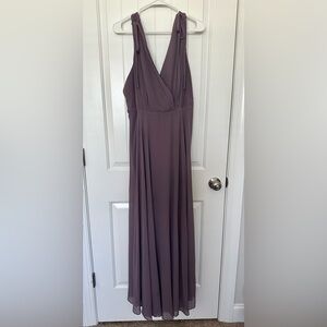 Lulu's All About Love Dusty Purple Maxi Dress